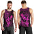 Hawaii Men Tank Top Hula Girl Mix Polynesian Plumeria Pink Version LT14 - Polynesian Pride