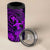 Hawaii 4 in 1 Can Cooler Tumbler Hula Girl Mix Polynesian Plumeria Purple Version