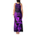 Hawaii Tank Maxi Dress Hula Girl Mix Polynesian Plumeria Purple Version LT14 - Polynesian Pride