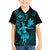 Hawaii Family Matching Mermaid Dress and Hawaiian Shirt Hula Girl Mix Polynesian Plumeria Turquoise Version LT14 Son's Shirt Turquoise - Polynesian Pride