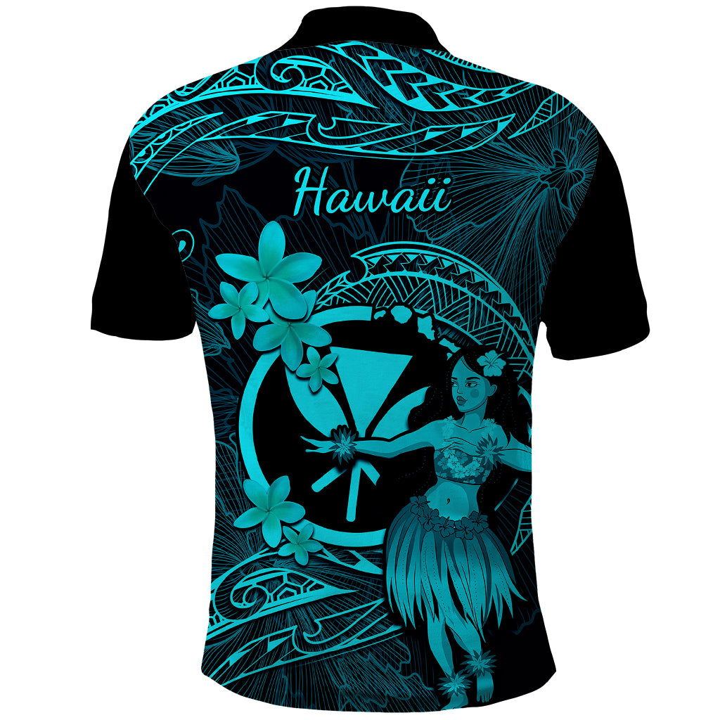 Hawaiian Hibiscus Plumeria Hula Girl Polynesian Hawaiian Shirt