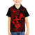 Hawaii Family Matching Off Shoulder Short Dress and Hawaiian Shirt Hula Girl Mix Polynesian Plumeria Red Version LT14 Son's Shirt Red - Polynesian Pride