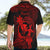 Hawaii Hawaiian Shirt Hula Girl Mix Polynesian Plumeria Red Version LT14 - Polynesian Pride