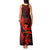 Hawaii Tank Maxi Dress Hula Girl Mix Polynesian Plumeria Red Version LT14 - Polynesian Pride