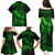 Hawaii Family Matching Puletasi Dress and Hawaiian Shirt Hula Girl Mix Polynesian Plumeria Green Version LT14 - Polynesian Pride