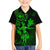 Hawaii Family Matching Puletasi Dress and Hawaiian Shirt Hula Girl Mix Polynesian Plumeria Green Version LT14 Son's Shirt Green - Polynesian Pride