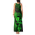 Hawaii Tank Maxi Dress Hula Girl Mix Polynesian Plumeria Green Version LT14 - Polynesian Pride