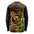 Hawaii Long Sleeve Shirt King Kamehameha Mix Polynesian Plumeria Reggae Version LT14 - Polynesian Pride