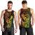 Hawaii Men Tank Top King Kamehameha Mix Polynesian Plumeria Reggae Version LT14 - Polynesian Pride