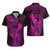 Hawaii Hawaiian Shirt King Kamehameha Mix Polynesian Plumeria Pink Version LT14 - Polynesian Pride