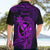 Hawaii Hawaiian Shirt King Kamehameha Mix Polynesian Plumeria Purple Version LT14 - Polynesian Pride