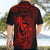 Hawaii Hawaiian Shirt King Kamehameha Mix Polynesian Plumeria Red Version LT14 - Polynesian Pride