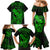 Hawaii Family Matching Mermaid Dress and Hawaiian Shirt King Kamehameha Mix Polynesian Plumeria Green Version LT14 - Polynesian Pride