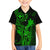 Hawaii Family Matching Puletasi Dress and Hawaiian Shirt King Kamehameha Mix Polynesian Plumeria Green Version LT14 Son's Shirt Green - Polynesian Pride