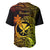 Hawaii Baseball Jersey Pineapple Mix Polynesian Plumeria Reggae Version LT14 - Polynesian Pride