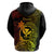 Hawaii Hoodie Pineapple Mix Polynesian Plumeria Reggae Version LT14 - Polynesian Pride