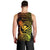 Hawaii Men Tank Top Pineapple Mix Polynesian Plumeria Reggae Version LT14 - Polynesian Pride