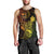 Hawaii Men Tank Top Pineapple Mix Polynesian Plumeria Reggae Version LT14 - Polynesian Pride