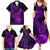 Hawaii Family Matching Summer Maxi Dress and Hawaiian Shirt Pineapple Mix Polynesian Plumeria Purple Version LT14 - Polynesian Pride