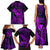 Hawaii Family Matching Tank Maxi Dress and Hawaiian Shirt Pineapple Mix Polynesian Plumeria Purple Version LT14 - Polynesian Pride