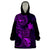 Hawaii Wearable Blanket Hoodie Pineapple Mix Polynesian Plumeria Purple Version LT14 One Size Purple - Polynesian Pride