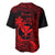 Hawaii Baseball Jersey Pineapple Mix Polynesian Plumeria Red Version LT14 - Polynesian Pride