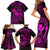 hawaii-family-matching-short-sleeve-bodycon-dress-and-hawaiian-shirt-shaka-tattoo-mix-polynesian-plumeria-pink-version