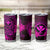 Hawaii Tumbler Cup Shaka Tattoo Mix Polynesian Plumeria Pink Version