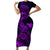 hawaii-family-matching-short-sleeve-bodycon-dress-and-hawaiian-shirt-shaka-tattoo-mix-polynesian-plumeria-purple-version