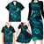 hawaii-family-matching-long-sleeve-bodycon-dress-and-hawaiian-shirt-shaka-tattoo-mix-polynesian-plumeria-turquoise-version