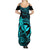 hawaii-family-matching-summer-maxi-dress-and-hawaiian-shirt-shaka-tattoo-mix-polynesian-plumeria-turquoise-version