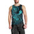 hawaii-men-tank-top-shaka-tattoo-mix-polynesian-plumeria-turquoise-version