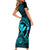 hawaii-short-sleeve-bodycon-dress-shaka-tattoo-mix-polynesian-plumeria-turquoise-version