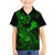 Hawaii Family Matching Puletasi Dress and Hawaiian Shirt Shaka Tattoo Mix Polynesian Plumeria Green Version LT14 Son's Shirt Green - Polynesian Pride