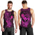 hawaii-men-tank-top-hammerhead-shark-tattoo-mix-polynesian-plumeria-pink-version