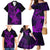 hawaii-family-matching-mermaid-dress-and-hawaiian-shirt-hammerhead-shark-tattoo-mix-polynesian-plumeria-purple-version