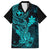 hawaii-family-matching-mermaid-dress-and-hawaiian-shirt-hammerhead-shark-tattoo-mix-polynesian-plumeria-turquoise-version