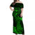 hawaii-off-shoulder-maxi-dress-hammerhead-shark-tattoo-mix-polynesian-plumeria-green-version