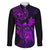 hawaii-family-matching-off-shoulder-long-sleeve-dress-and-hawaiian-shirt-turtle-mix-polynesian-plumeria-purple-version