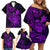 hawaii-family-matching-off-shoulder-short-dress-and-hawaiian-shirt-turtle-mix-polynesian-plumeria-purple-version