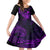 Hawaii Family Matching Puletasi Dress and Hawaiian Shirt Turtle Mix Polynesian Plumeria Purple Version LT14 Daughter's Dress Purple - Polynesian Pride