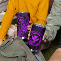 Hawaii Tumbler Cup Turtle Mix Polynesian Plumeria Purple Version LT14 - Polynesian Pride