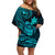 hawaii-family-matching-off-shoulder-short-dress-and-hawaiian-shirt-turtle-mix-polynesian-plumeria-turquoise-version