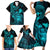 hawaii-family-matching-short-sleeve-bodycon-dress-and-hawaiian-shirt-turtle-mix-polynesian-plumeria-turquoise-version