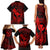 hawaii-family-matching-tank-maxi-dress-and-hawaiian-shirt-turtle-mix-polynesian-plumeria-red-version