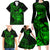 hawaii-family-matching-long-sleeve-bodycon-dress-and-hawaiian-shirt-turtle-mix-polynesian-plumeria-green-version