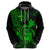 Hawaii Hoodie Turtle Mix Polynesian Plumeria Green Version LT14 - Polynesian Pride