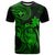 Hawaii T Shirt Turtle Mix Polynesian Plumeria Green Version LT14 Green - Polynesian Pride