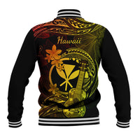 Hawaii Baseball Jacket Ukulele Mix Polynesian Plumeria Reggae Version LT14 - Polynesian Pride
