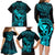 hawaii-family-matching-long-sleeve-bodycon-dress-and-hawaiian-shirt-ukulele-mix-polynesian-plumeria-turquoise-version